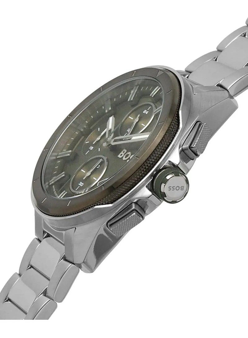 BOSS Hugo Boss Chronograph Volane Mens Watch (1513951) Green - Image 3
