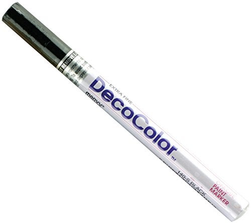 Uchida DecoColor Extra Fine Oil-Based Opaque Paint Marker-Black - Image 5
