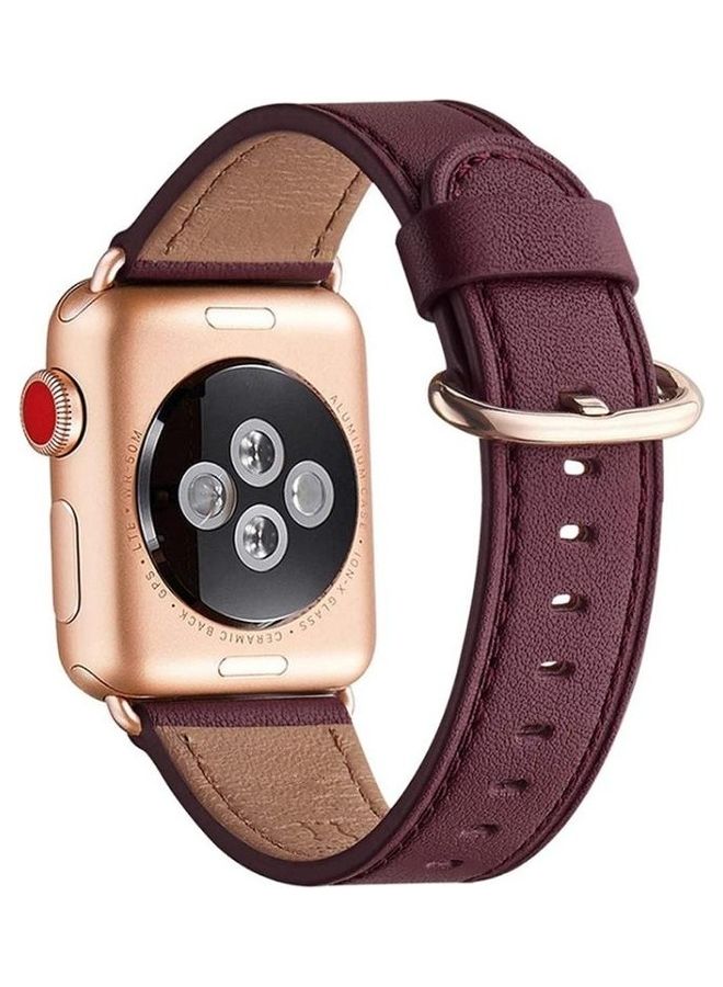 NIBEMINENT Replacement Watchband For Apple Watch Series 7/6/5/4/3/2/1/SE 38/40/41mm Red - Image 3