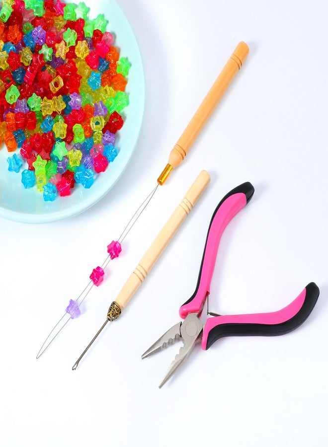 سيبا مجموعة أدوات تمديد الشعر الاحترافية من سيبا، تتضمن كماشة بثلاثة ثقوب، وأدوات وصلات دقيقة، وخطاف سحب، وكماشة شعر من الفولاذ المقاوم للصدأ لتطبيقات وصلات الخرز والحلقات الدقيقة. - Image 4