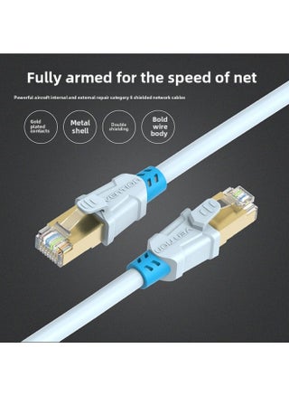 Weixun Vention Class 6 Network Wire Pure Copper Double Shielded Cat6 Class 6 Gigabit Computer Network Wire Jumper 10/20 M-Color:Ice Blue-Line Length:3 M - pzsku/ZAF764FA32444732DC122Z/45/1746194167/6afe0cc5-9d69-45ce-aacd-62dc5e1c9645