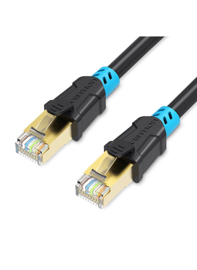 Weixun Vention Class 6 Network Wire Pure Copper Double Shielded Cat6 Class 6 Gigabit Computer Network Wire Jumper 10/20 M-Color:Ice Blue-Line Length:3 M  - Image 2