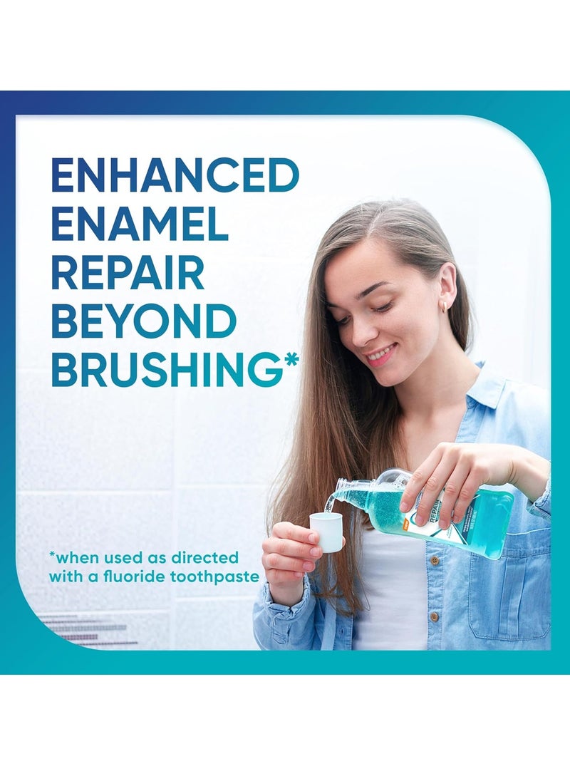 SENSODYNE PRONAMEL - Sensodyne Pronamel Intensive Enamel Repair Alcohol-Free Mouthwash to Help Actively Repair Enamel and Protect Against Cavities, Extra Fresh, 3 x 16.9 fl oz - Image 1