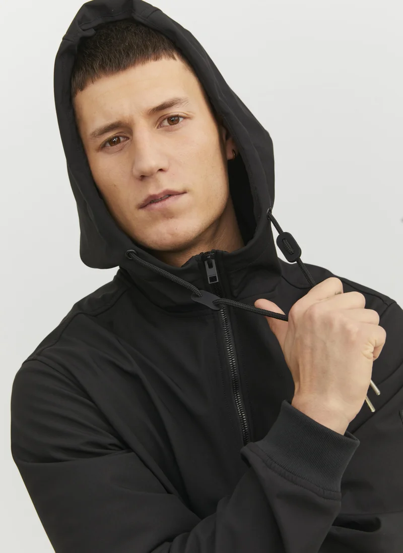 JACK & JONES  Casual Zip Through Hooded Jacket for Men | Best Price UAE