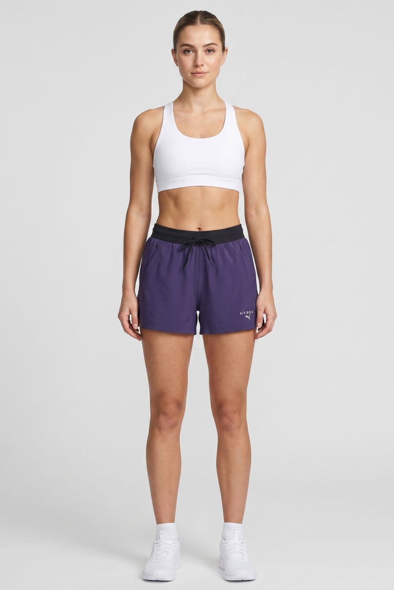 PUMA Women Sportwear Fit Training Short, Purple - Image 2