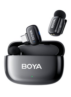 BOYA BOYA mini-14 Wireless Lavalier Microphone Noise Cancellation Microphone For iPhone 15/16 Android Smartphones Ultra mini microphone with AI Voice Change, Metal Clip on Mic for Vlogging TikTok YouTube Content Creators Live Streaming Interview Recording  - Image 1