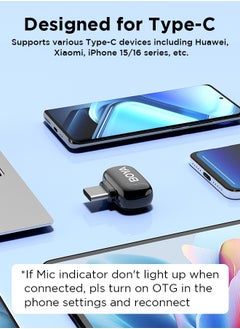 BOYA BOYA mini-14 Wireless Lavalier Microphone Noise Cancellation Microphone For iPhone 15/16 Android Smartphones Ultra mini microphone with AI Voice Change, Metal Clip on Mic for Vlogging TikTok YouTube Content Creators Live Streaming Interview Recording  - Image 2
