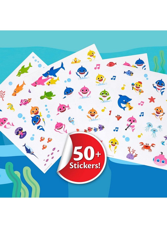 Crayola صفحات تلوين سمكة bébé وملصقات هدية للأطفال أعمار 3 4 5 6 لون وملصق - Image 4