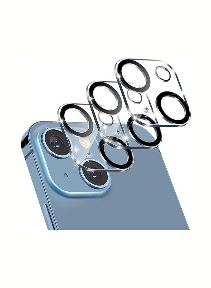 BORTONY 3-Piece Anti-Scratch Apple iPhone 13 Camera Lens Protector - Image 1