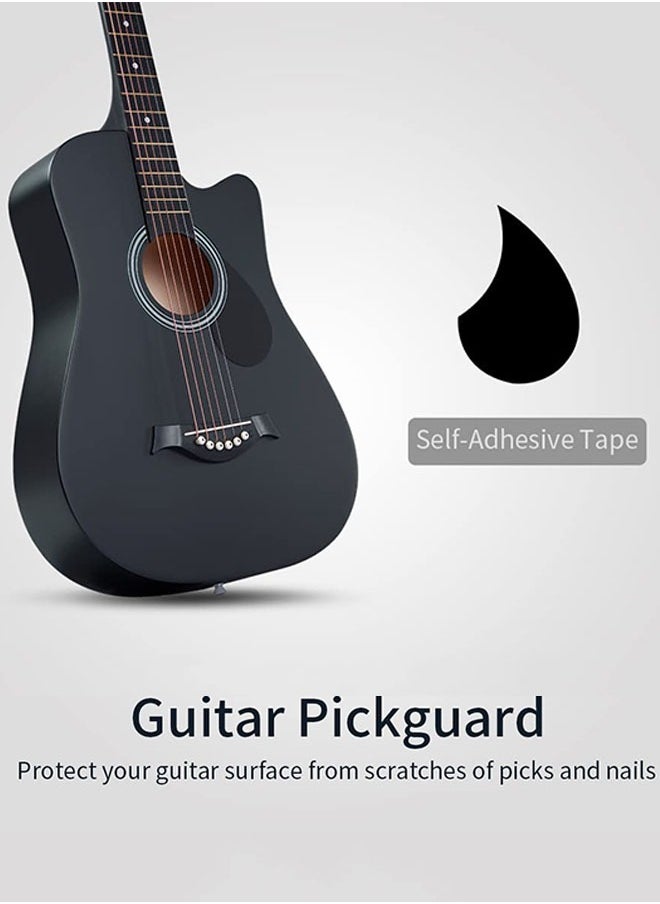 Tiokkss 38-Inch Guitar With Accessories Set for Kids and Adults with Guitar Bag Tuner Brass strings Capo String Pick and Clean Cloth for Gift  - Image 4