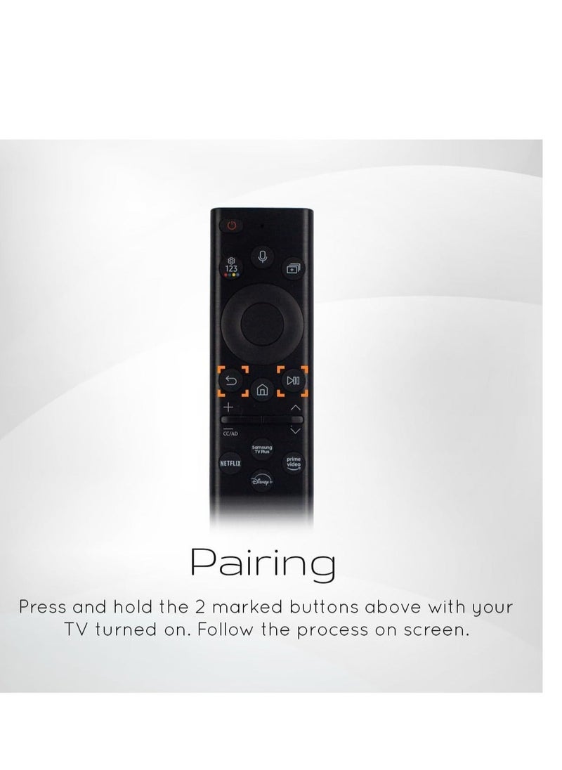 Replacement Voice Remote Control for Samsung Smart TV Includes Netflix, Prime Video and Samsung Internet Shortcut Buttons (BLACK, ELT-REM-C-08A) - Image 3