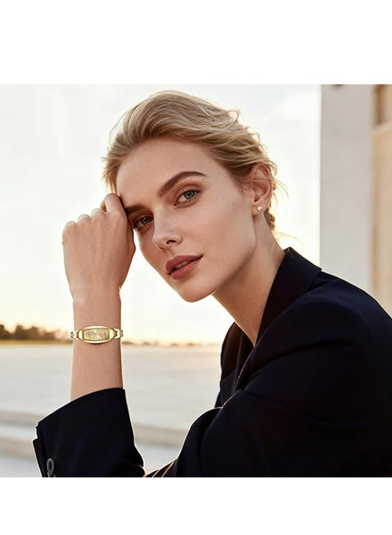 XIMILI Slim Thin Watch for Women Luxury Tungsten Steel Band Design Square Shape Elegant Diamond Quartz Ladies Watch - Image 3