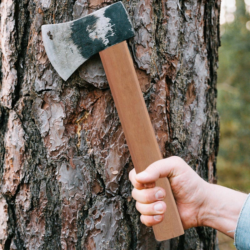 300mm Reinforced Solid Wood Replacement Handle For Axe Outdoor Camping Gardening Tools - Image 5