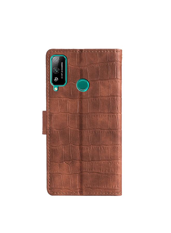 The Bros Phone Case For Honor Play 4T Skin Feel Crocodile Texture Magnetic Clasp PU Leather Phone Phone Case - Image 3
