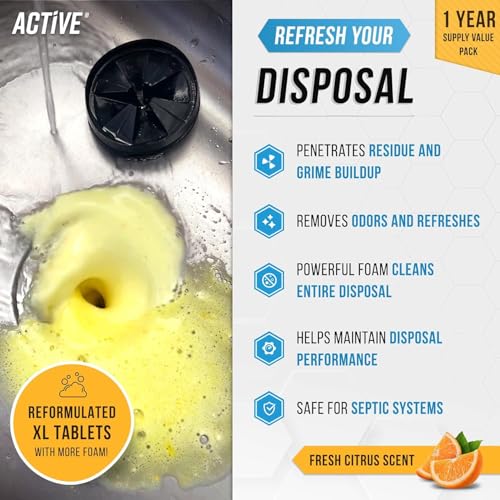 Active Washer Dishwasher Disposal & Coffee Cleaner Tablets - 96 Tabs Includes ACTIVE Washing Machine Cleaner, Dishwasher, Disposer, Coffee Maker Descale Tabs - Deep Clean & Refresh Appliance - 1 Year Supply - Image 4