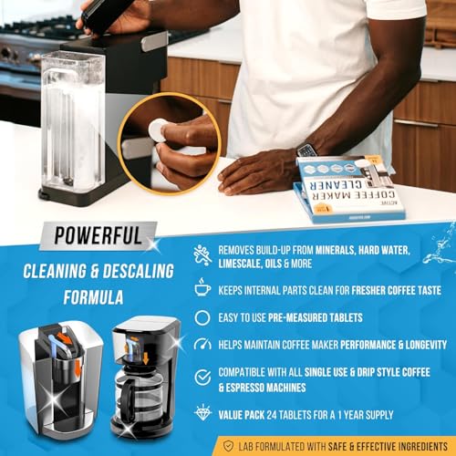 Active Washer Dishwasher Disposal & Coffee Cleaner Tablets - 96 Tabs Includes ACTIVE Washing Machine Cleaner, Dishwasher, Disposer, Coffee Maker Descale Tabs - Deep Clean & Refresh Appliance - 1 Year Supply - Image 5