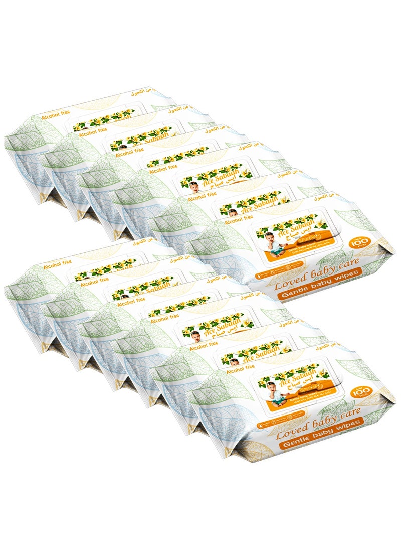 Alcohol Free Baby Wet Wipes 100s, Vanilla Scent, Pack of 12 - pzsku/ZAF7719984F1E1B99AC8FZ/45/_/1705151233/805a8e71-6789-415e-beae-8f3214ebd175