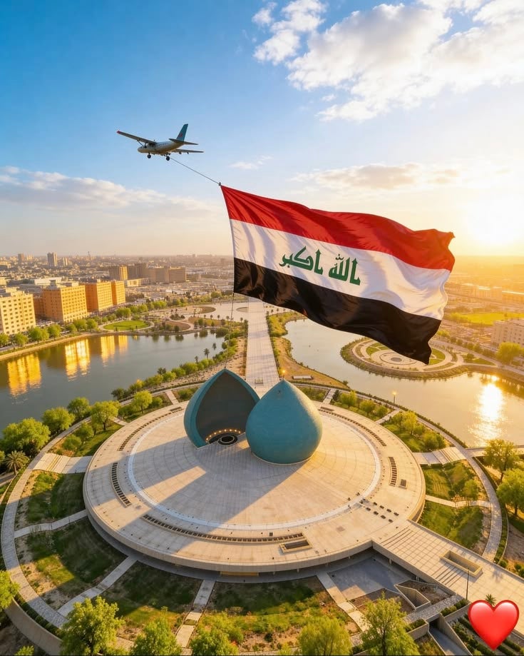 ARS Iraq Flag - Heavy-Duty 210D Satin, Iraq Flag for Outdoor/Indoor, Fade Resistant, Flag Day, And Home-Polyester, National Day Sport Day, FIFA World Cup, Indoor & Outdoor Use-Size Available - Image 2