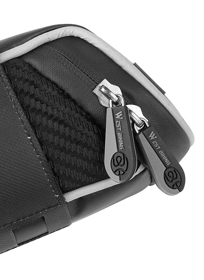 Generic Waterproof Storage Saddle Bag, Bike Saddle Bag Seat Bag Bicycle Bag Under Seat Bike Accessories Storage Pouch Ultralight Cycling Wedge Pack for Road Mountain MTB Foldable Bike  - Image 5