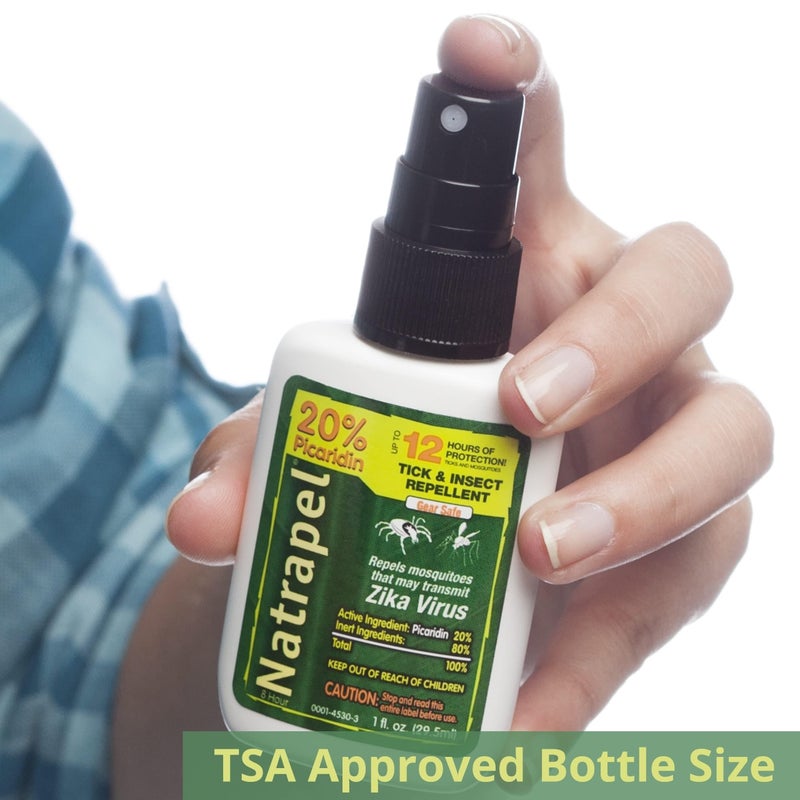 Natrapel Tick & Insect Repellent - Bug Spray with 20% Picaridin - Family Protection Against Mosquitoes, Ticks & More - Up to 12 Hours of Protection - 1 oz (4 Pack) - Image 4