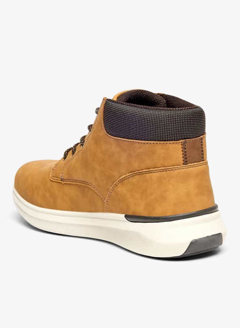 LBL by Shoexpress Panelled Lace-Up Ankle Boots - Image 2