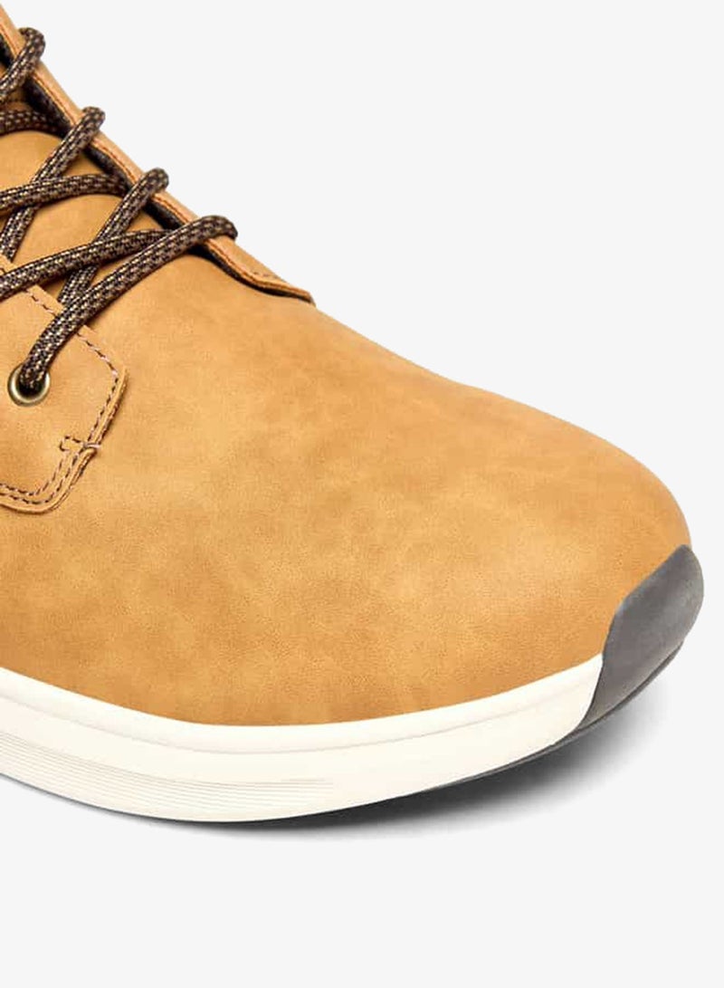 LBL by Shoexpress Panelled Lace-Up Ankle Boots - Image 5