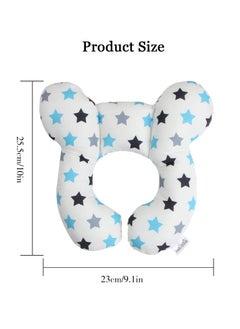 Daytoyz Baby Travel Pillow Pushchair Car Seat Soft Head and Neck Support Pillow Baby Travel Neck Pillow Suitable for Babies 0-1 Years Old  - Image 3