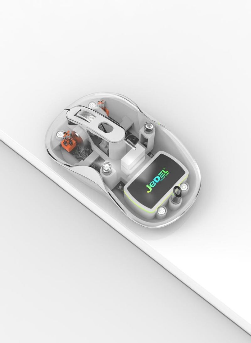 JeDEL WD141 Wireless, Bluetooth Rechargeable Mouse - 1600 DPI Adjustable - Battery Life 180 Hours - Image 2