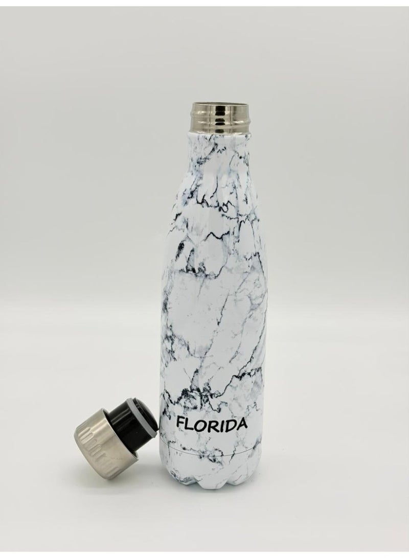 OGS Stainless Steel Insulated Water BottleStainless Steel Insulated Water Bottle - Keeps Drinks Cold for 24 Hours and Hot for 12 Hours - Elegant, Leak-Proof, 500ml - Image 2
