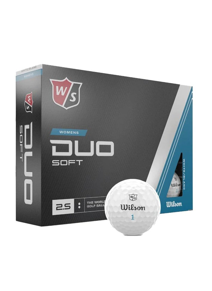 Wilson Duo Soft 12 Golf Balls  - Image 1