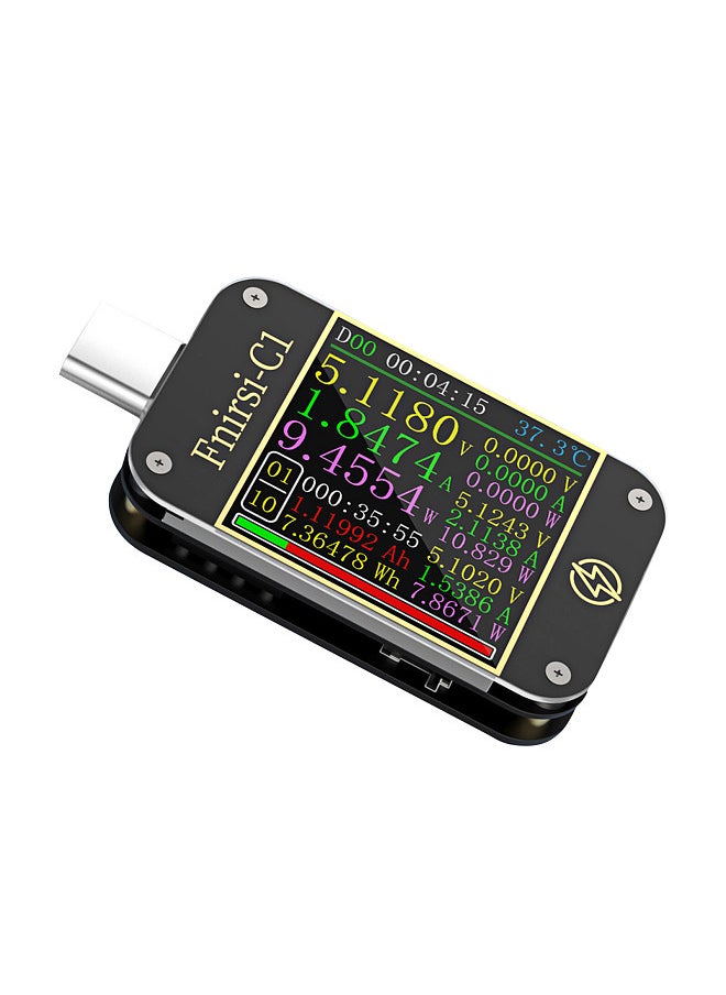 Generic USB Power Meter Tester Type C USB Voltage Meter and Current Tester Multimeter BT Version 1.3 Inch Digital Color TFT Display 0-6.5A 4-24V Current Meters Testers  - Image 3