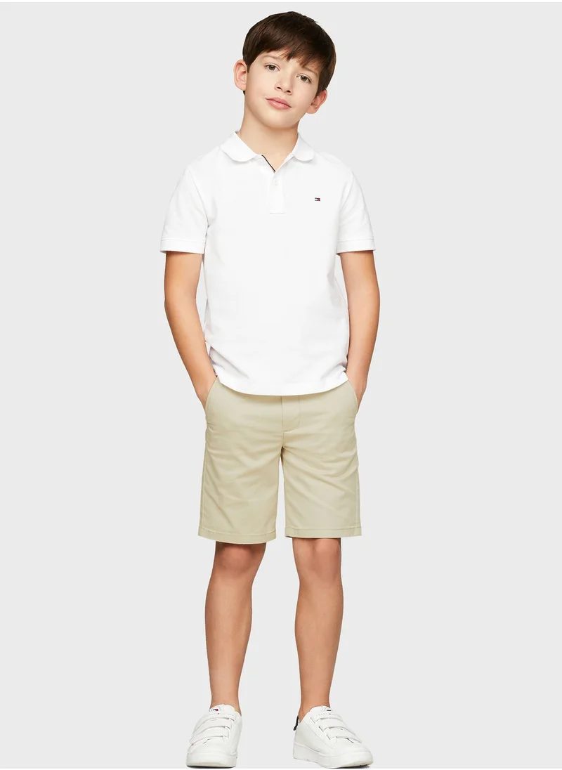 TOMMY HILFIGER Kids Essential Chino Shorts