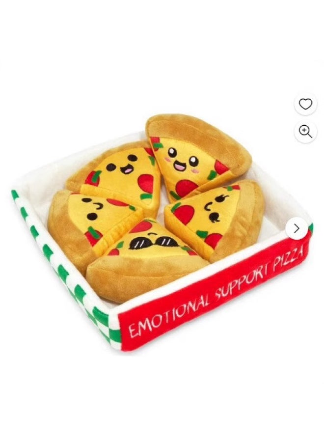 null - Emotional Support Chicken Nuggets Chicken Nugget Expression Plush Toy-Color:Kimchi Style-Height:Tray + Doll 10cm 275g - Image 1