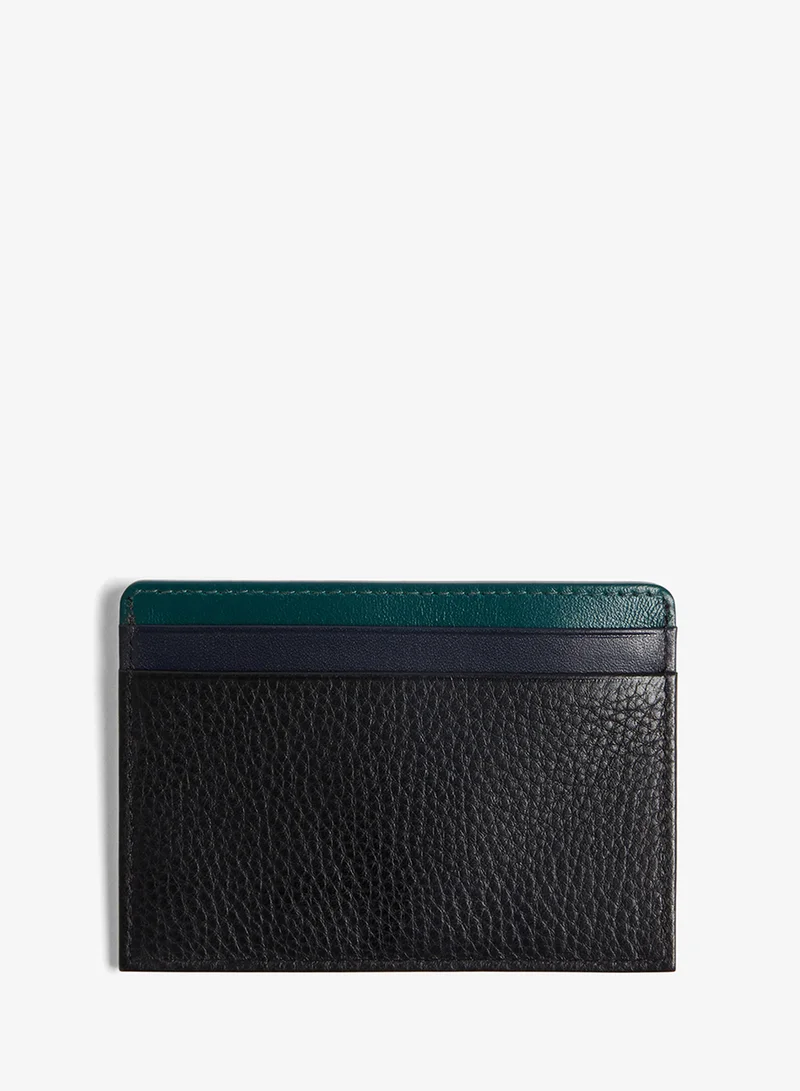 تيد بيكر Stripe Leather Cardholder