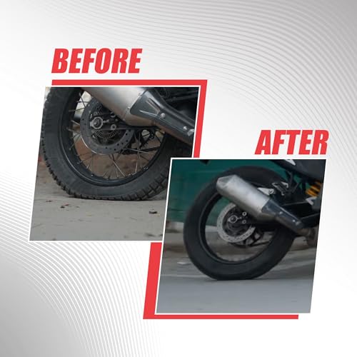 Motul Tyre Repair Foam, Quick Seal and Inflate Emergency Solution, Fast Puncture Fix Without Tyre Removal, Easy to Use, Suitable for Cars and Motorbikes, Pack of 1 - Image 4