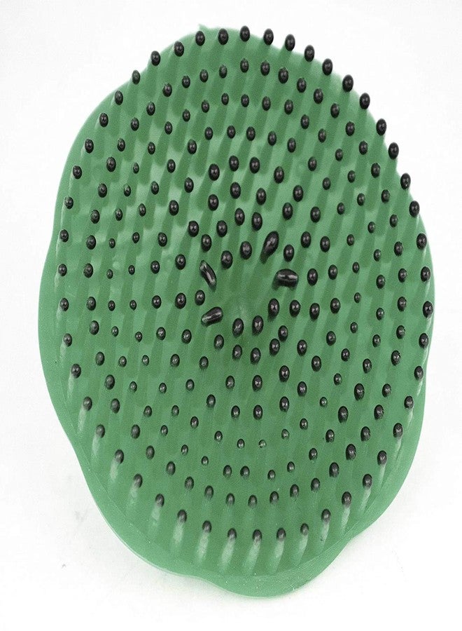 BOXO Silicon Scalp Massaging Shampoo Brush Bath Accessories for Cleaning Hair, Body & Neck (Multicolor � 10 gm) Pack of 1 - Image 5