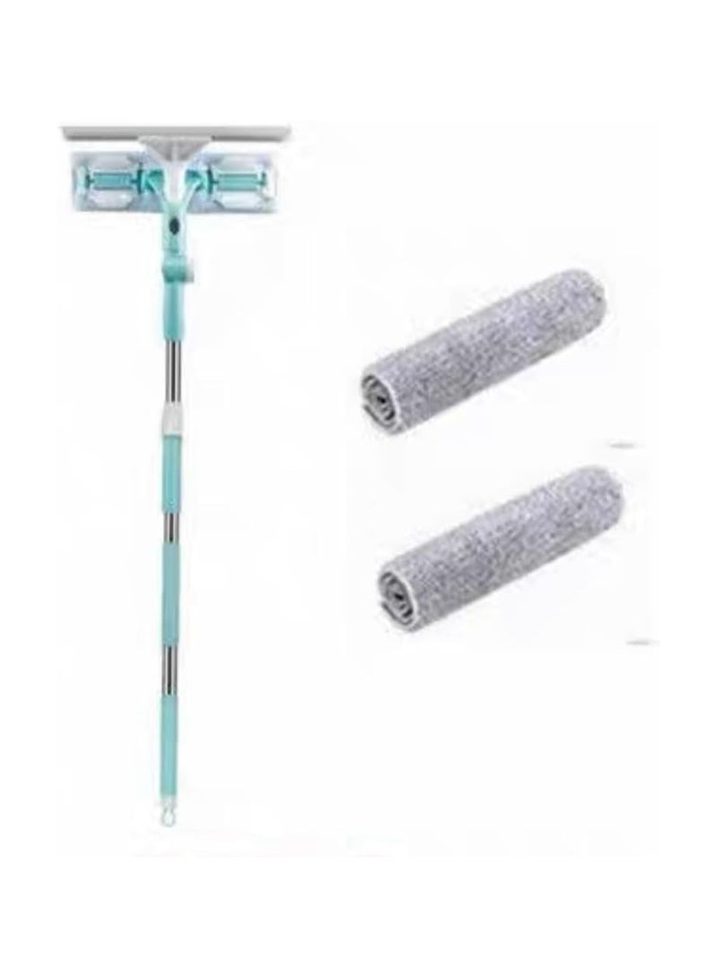 360 degree rotating mop with long handle, easy to use, multi-purpose - Image 2