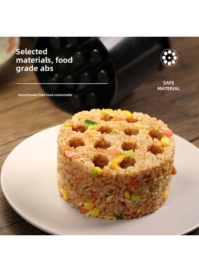 Generic - Square Honeycomb Briquette Mould Household Fried Rice Snowflake Ice Carbon Black Rice Cake Briquettes Shaped Briquettes Machine Manual Hand Pressure Type-Specifications:Round Honeycomb Coal Mold -Color:Default - Image 1