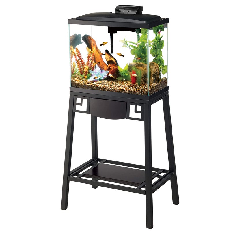 Aqueon Metal 20 Gallon Long29 Gallon High Fish Tank Aquarium Stand 30 L x 12 W x 2825 H