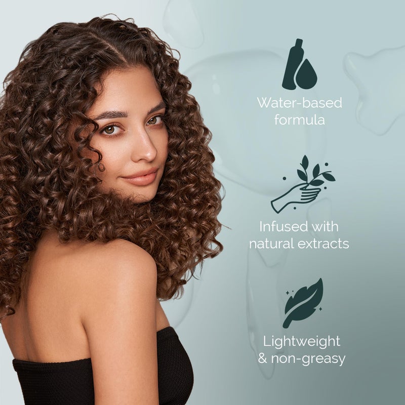 Curl Keeper Refresh Hair Styling Spray for Curly Hair - Lightweight Water-Based Anti-Frizz Formula with Hold for Wavy and Curly Styles, 8 Fl Oz - Image 3