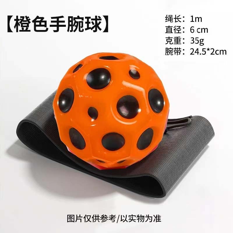 Hot Sale: Trendy Moonstone Wrist Stress Relief Ball with Elastic Rope and LED Light