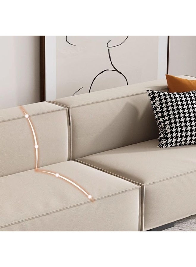Poppins Home Poppins HOME Contemporary Sectional Sofa, 3-Seater (Light Blue)  - Image 2
