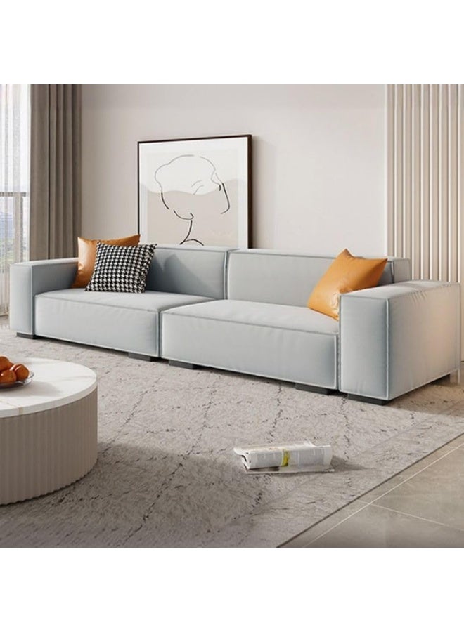 Poppins Home Poppins HOME Contemporary Sectional Sofa, 3-Seater (Light Blue)  - Image 1