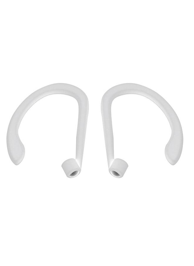 Thoraya Silicone Earphone Ear Hoop Hook Clamp Holder For AirPods Bluetooth Headset Sports(White)  - Image 3