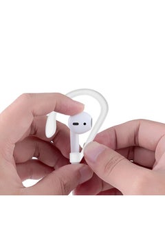Thoraya Silicone Earphone Ear Hoop Hook Clamp Holder For AirPods Bluetooth Headset Sports(White)  - Image 5