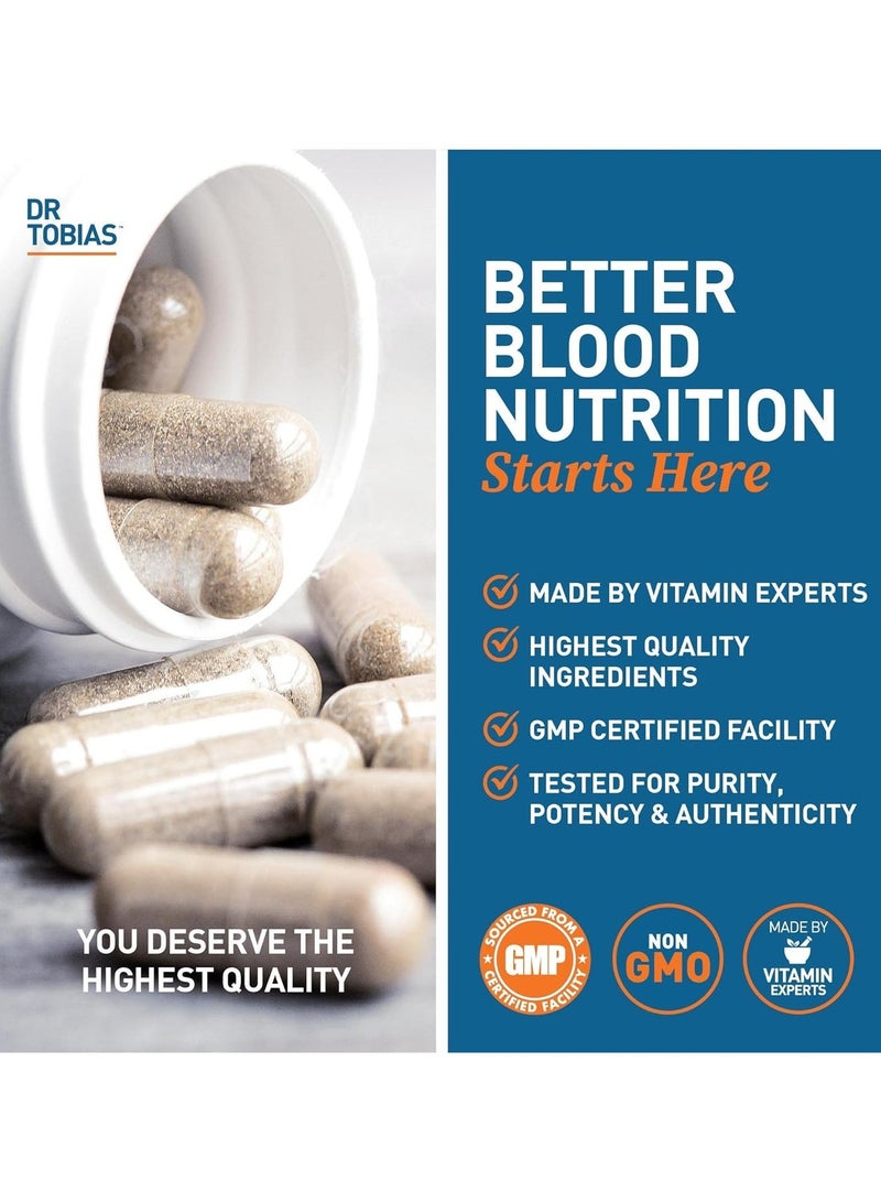 Dr. Tobias Blood Pressure Support, Dietary Supplement, 90 Capsules (30 Day Supply) - Image 5