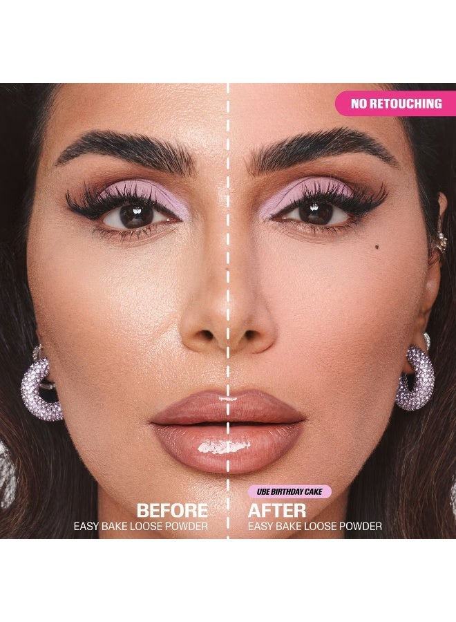 Houda Huda Beauty Easy Bake Loose Powder - Ube Birthday Cake - Image 3