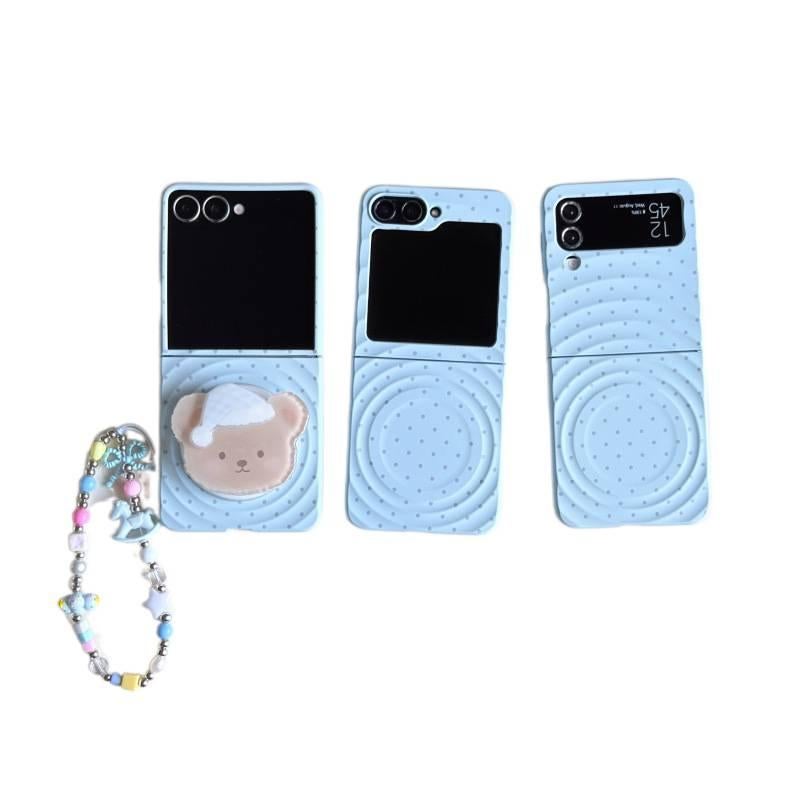 غطاء MagSafe | حماية من السقوط | مقاوم للصدمات لـ Samsung Galaxy Z Flip 4 | بني Acrylic - Image 2