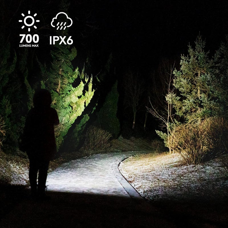 RovyVon E7U Keychain Flashlight - USB C Rechargeable, 700 Lumens, Waterproof, Glow in The Dark - Image 5