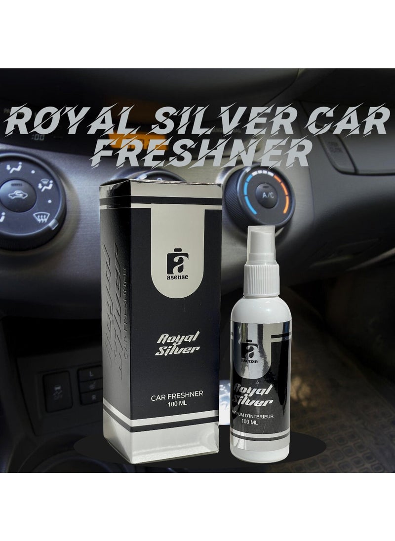 Asense - Royal Silver Car Air Freshner 100ml Spray - Image 1